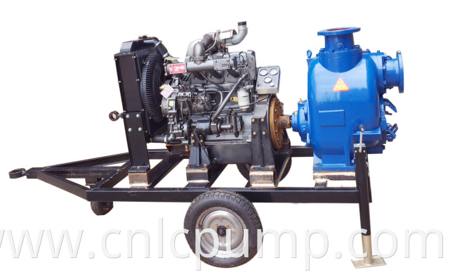 Self Priming diesel engine centrifugal Sewage Pump